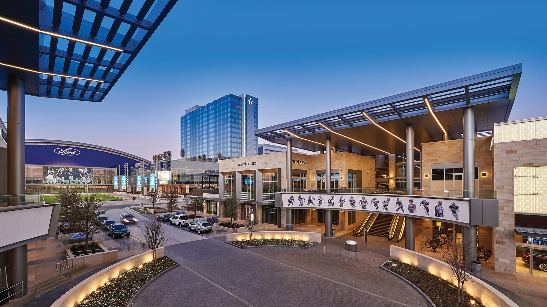 The Star in Frisco, the 91-acre mixed-use district and Dallas Cowboys World Headquarters